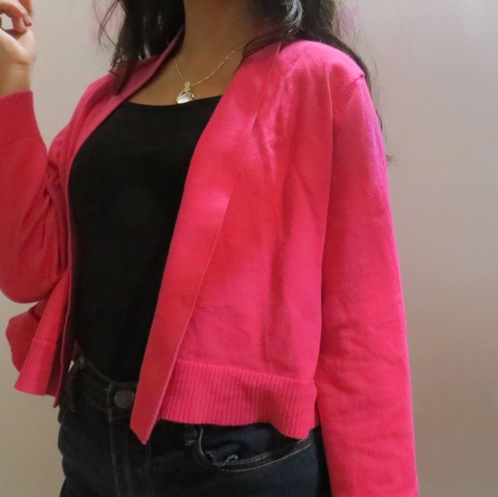 Calvin Klein hot pink, cardigan